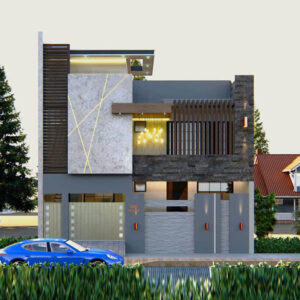 35' x 67' Modern House Plan Design