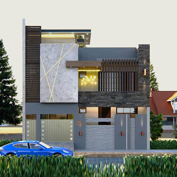 35' x 67' Modern House Plan Design 35' x 67' Modern House Plan Design